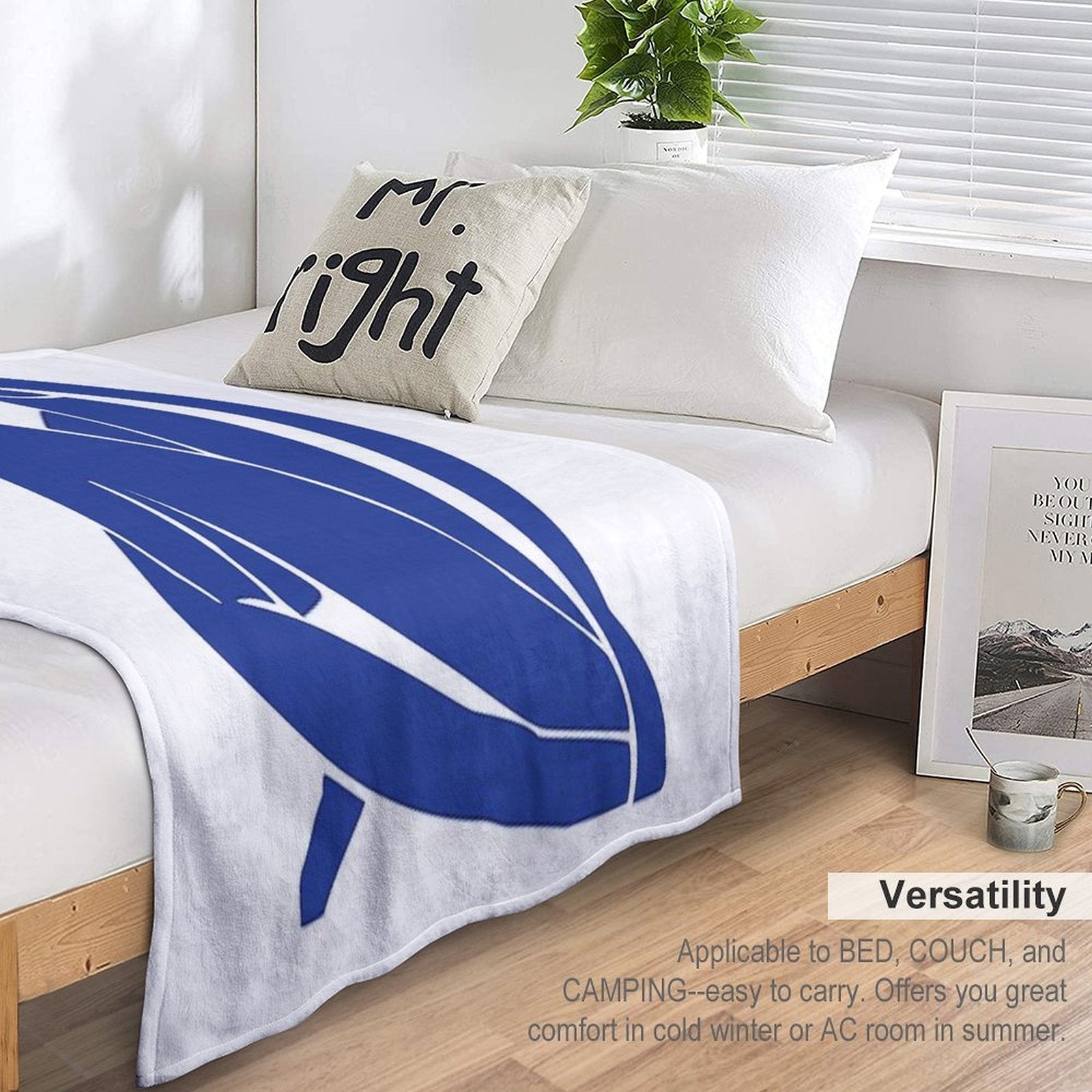 Henri Matisse - Nu Bleu II (Blue Nude) - The Cut Outs Premium Throw Blanket