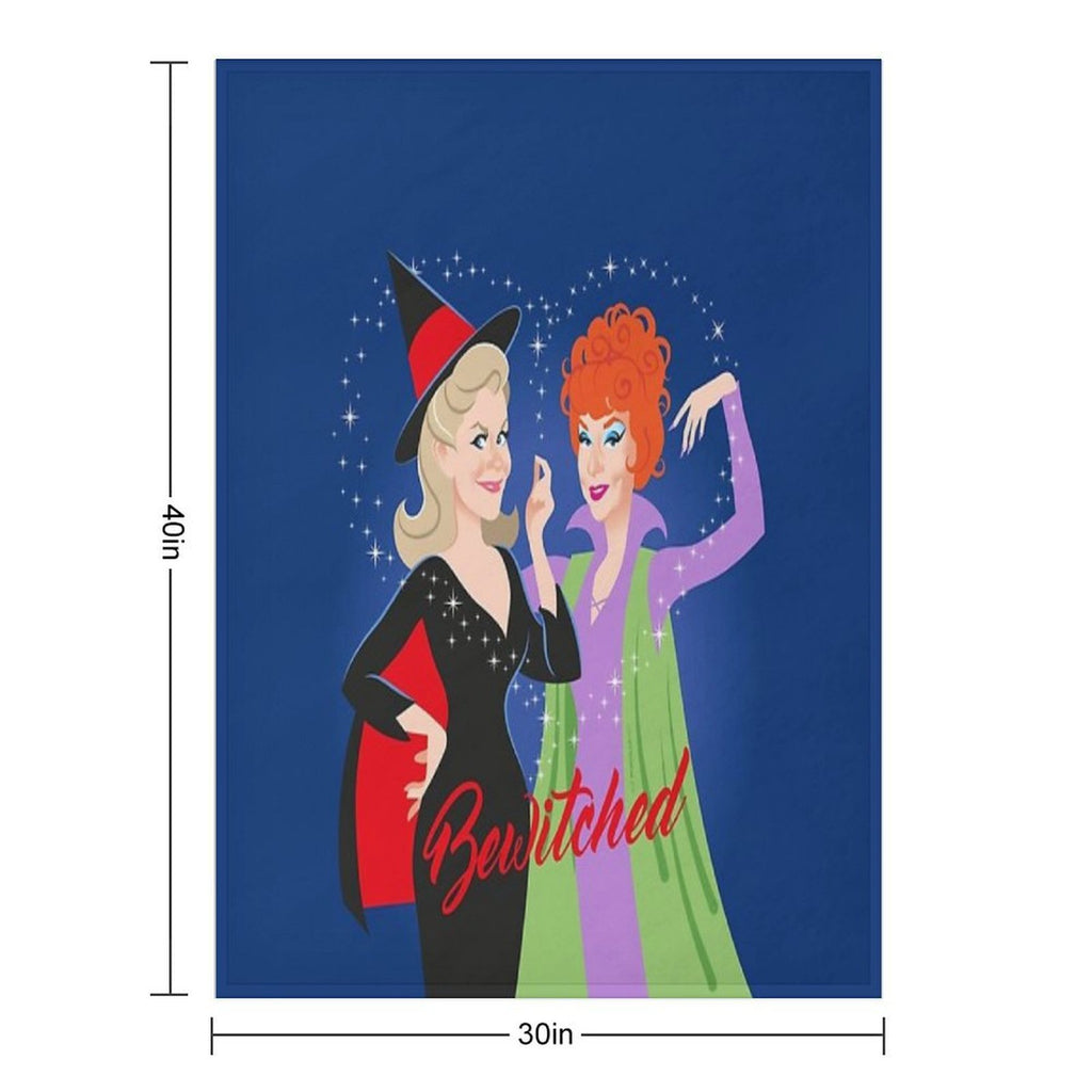 Bewitched Ladies Travel-friendly Throw Blanket