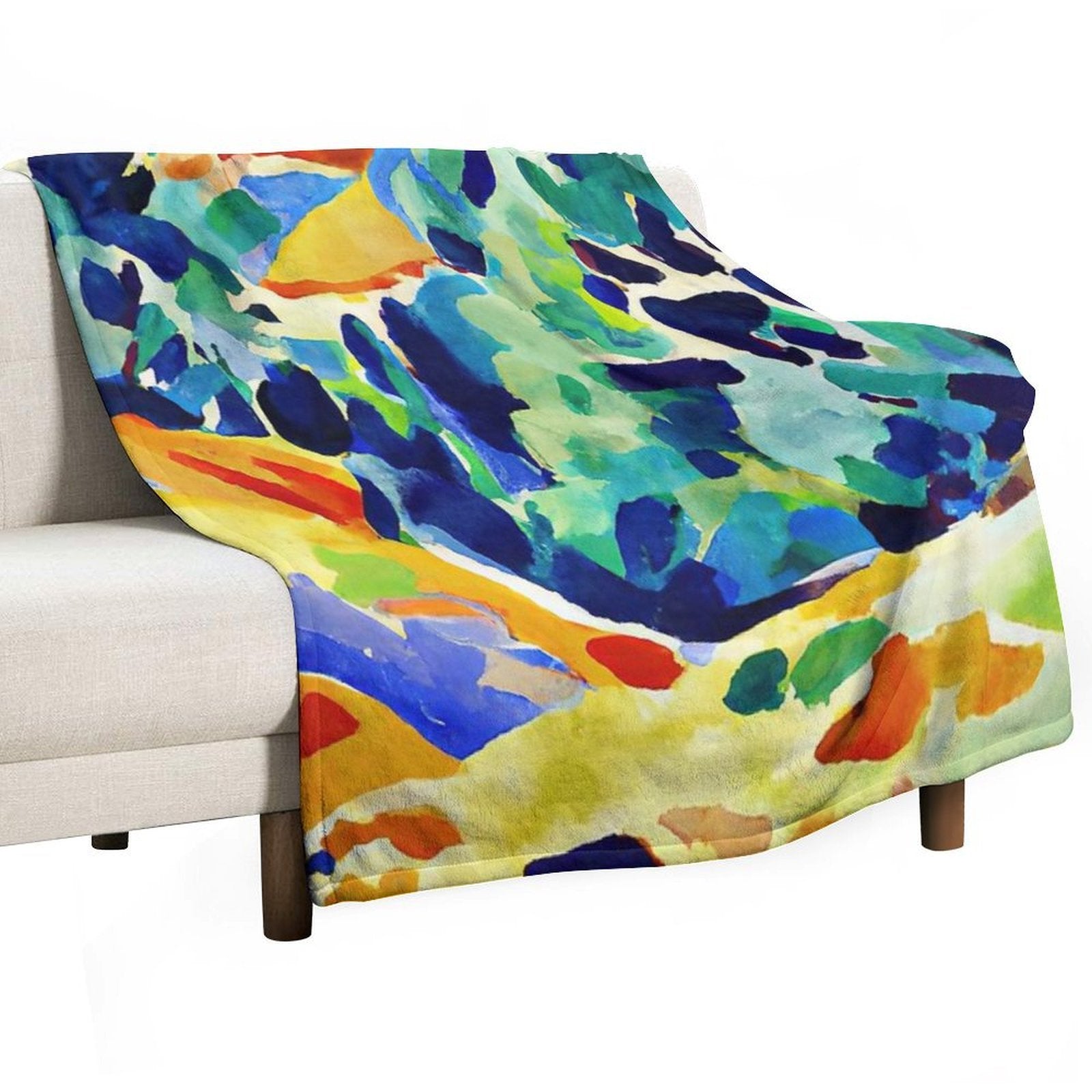Henri Matisse Landscape Wrinkle-free Throw Blanket