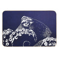 Blue Octopus  Anti-Trip Bath Mat