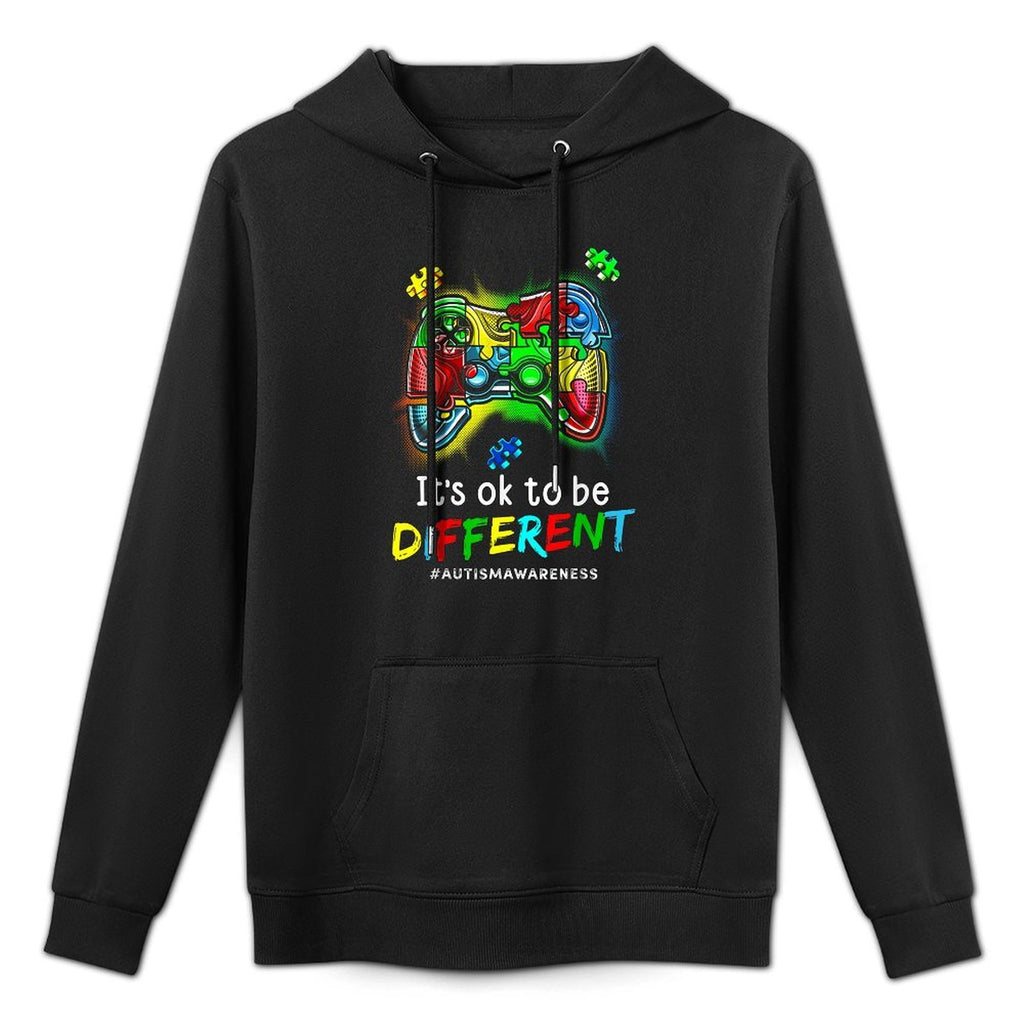 Autism Awareness Men Kids Boys Autism Video Game Month Easy Care Hoodie