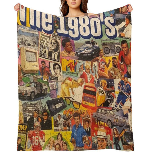 1980’s Shrink-resistant Throw Blanket