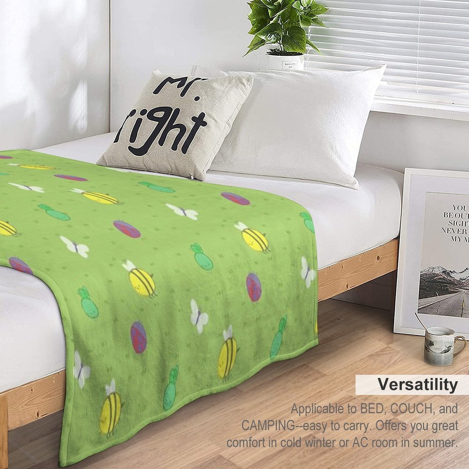 Adventure Time™ End Credits Pattern Durable Throw Blanket