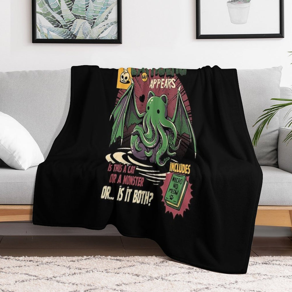 Cathulhu Eco-conscious Throw Blanket