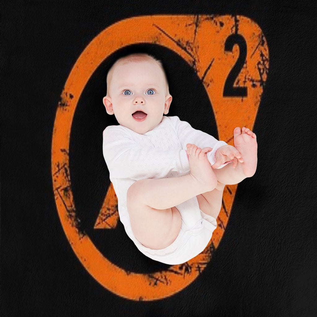 HL2 Orange Compact Throw Blanket