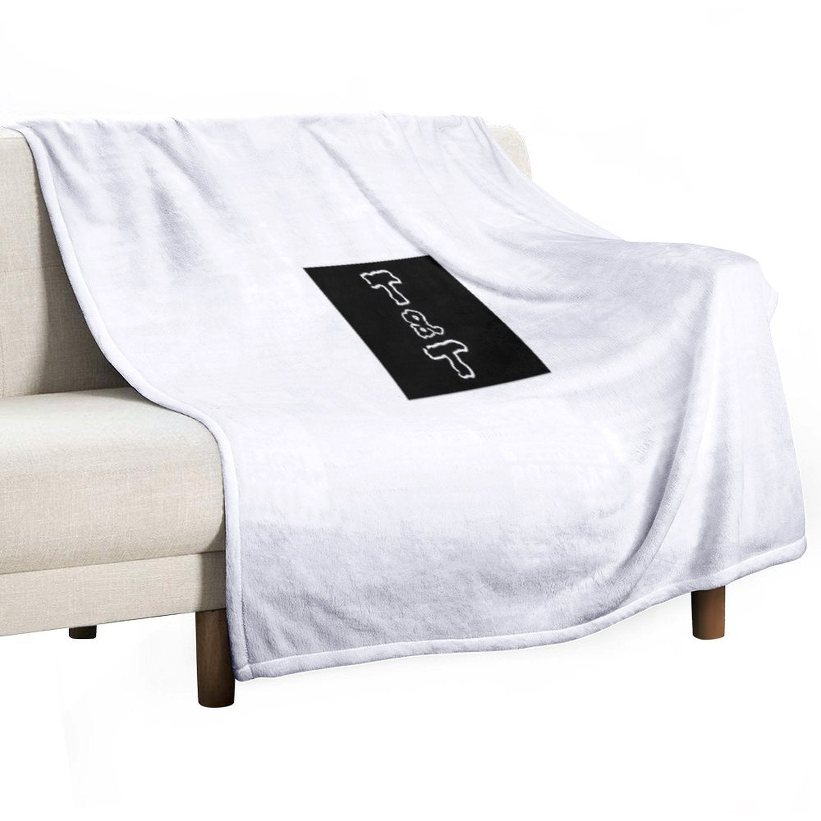 T&T Logo Anti-pilling Throw Blanket