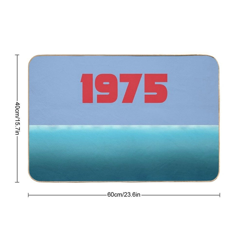 Jaws Movie 1975. Birthday Party Gifts. Officially Licensed Merch.  Pet-Safe Bath Mat