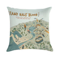 Map of Camp Half Blood Soft High-Density Material Throw Pillow