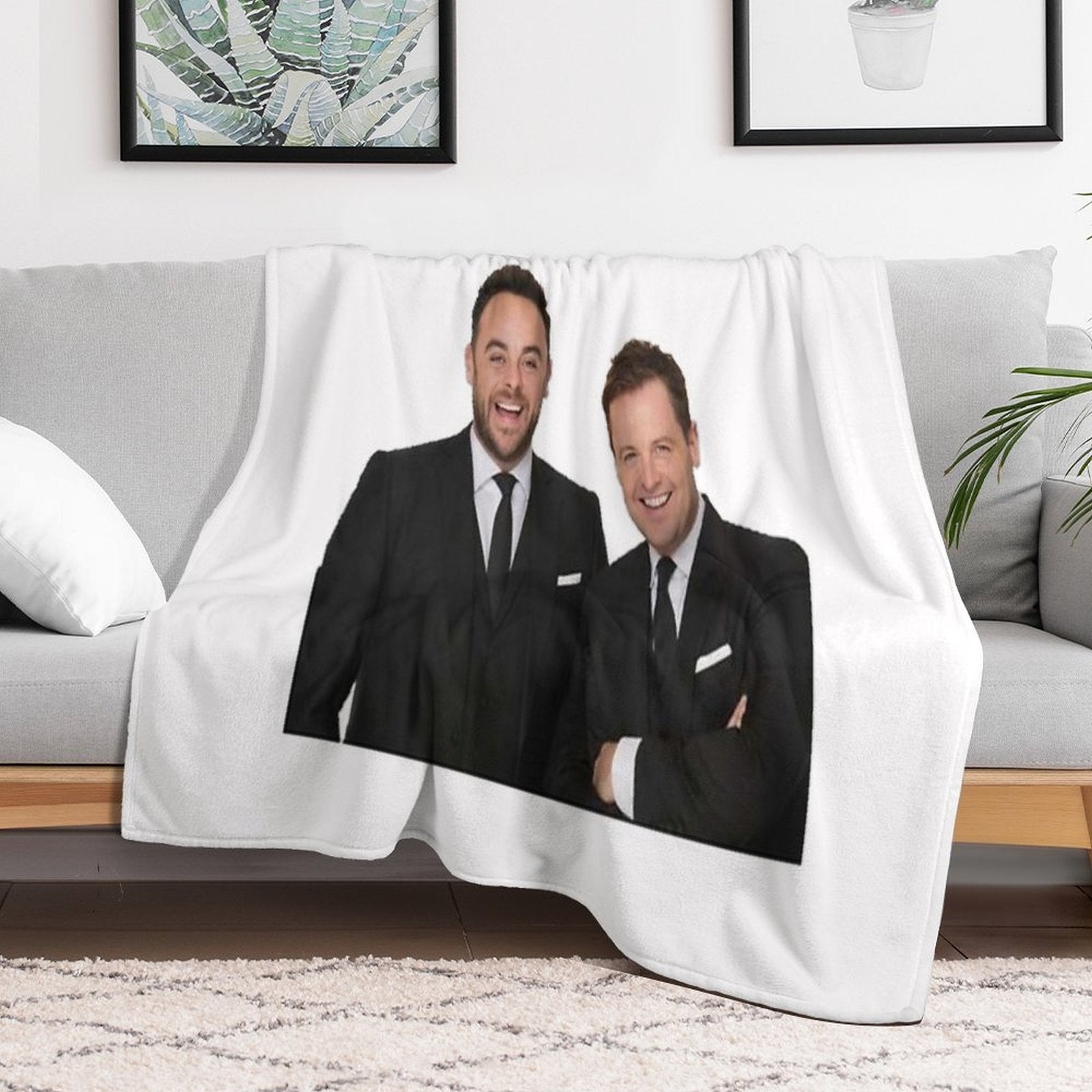 Ant And Dec Shrink-resistant Throw Blanket