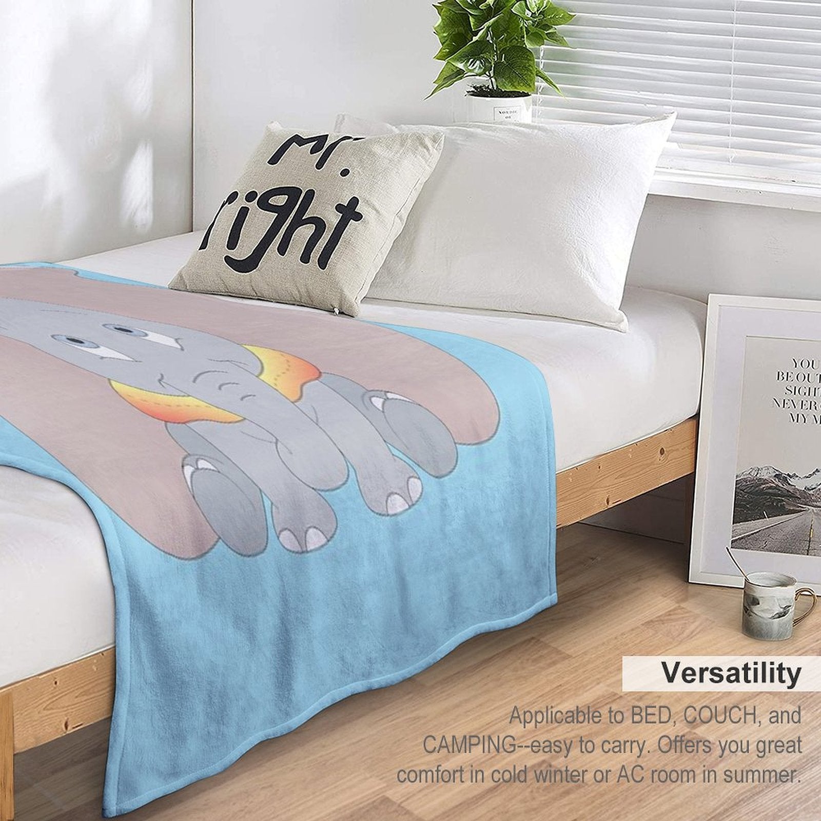 Dumbo Quick-dry Throw Blanket