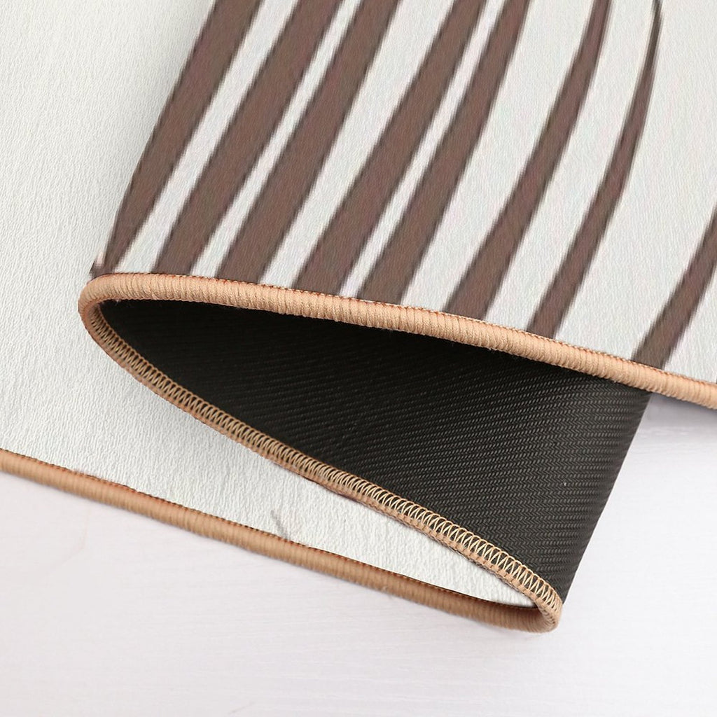 Minimal Monstera Palm Finesse #11 #tropical #decor #art  Versatile Bath Mat