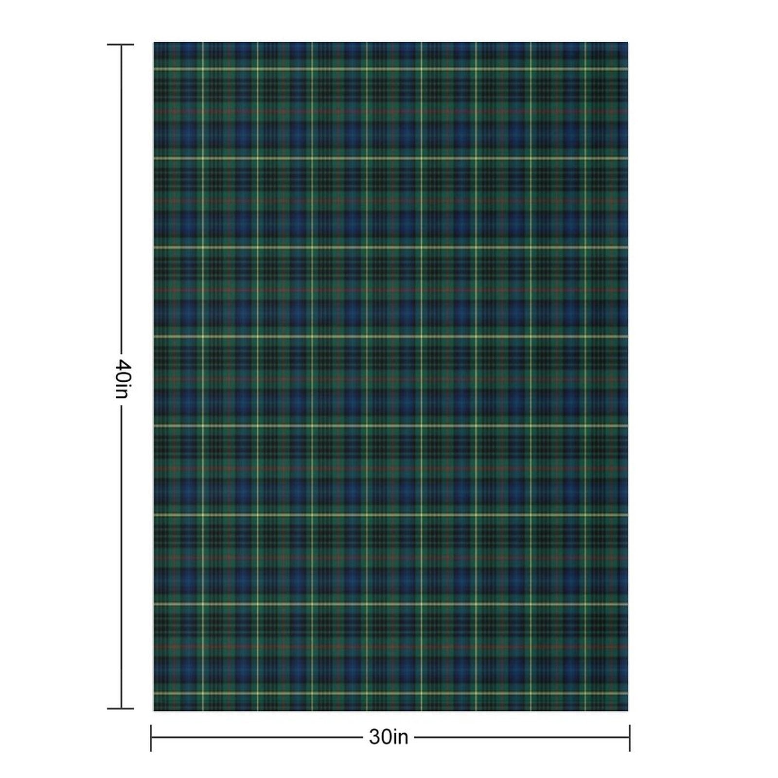 Clan Stewart Hunting Tartan Versatility Throw Blanket