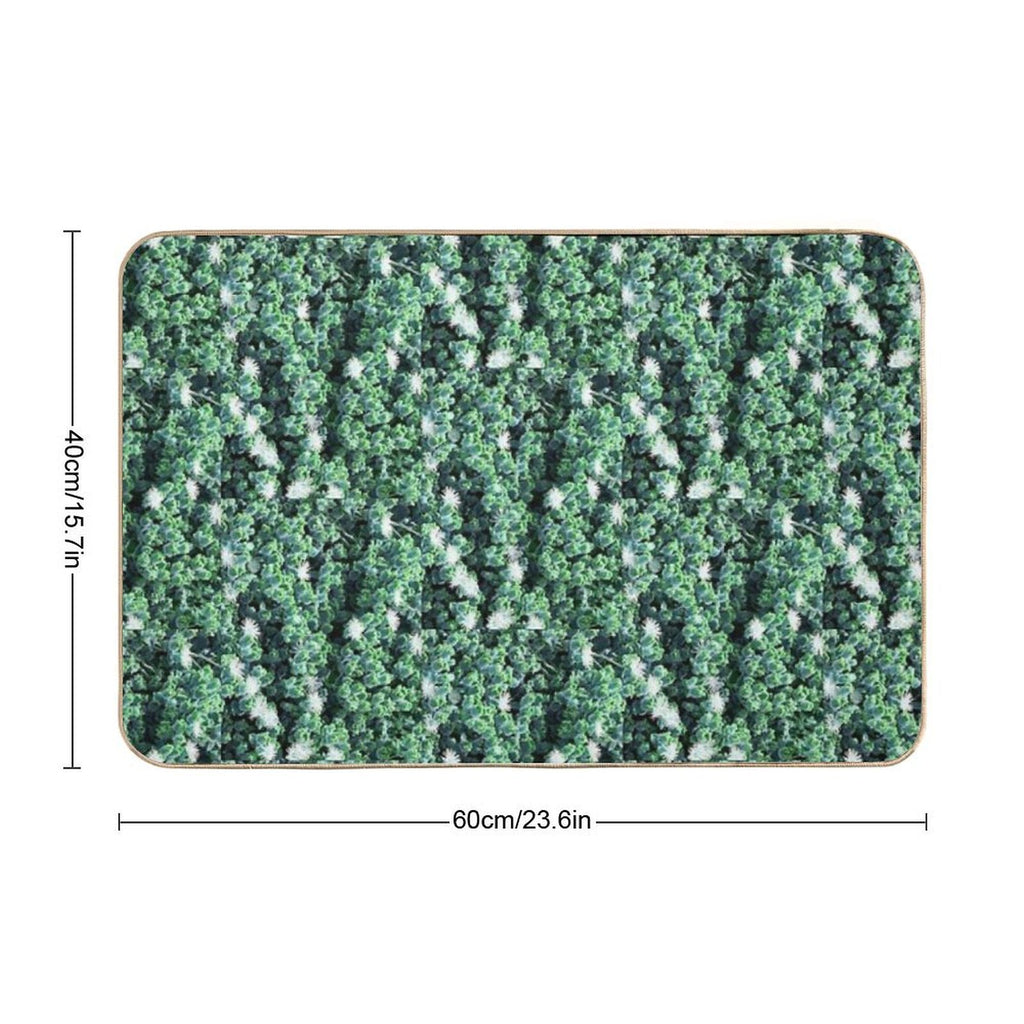 Some Beautiful White Flowers  Slip-Resistant Bath Mat