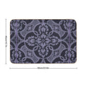 2023 New Digital Lavender Floral Pattern  Dirt-Trapping Bath Mat