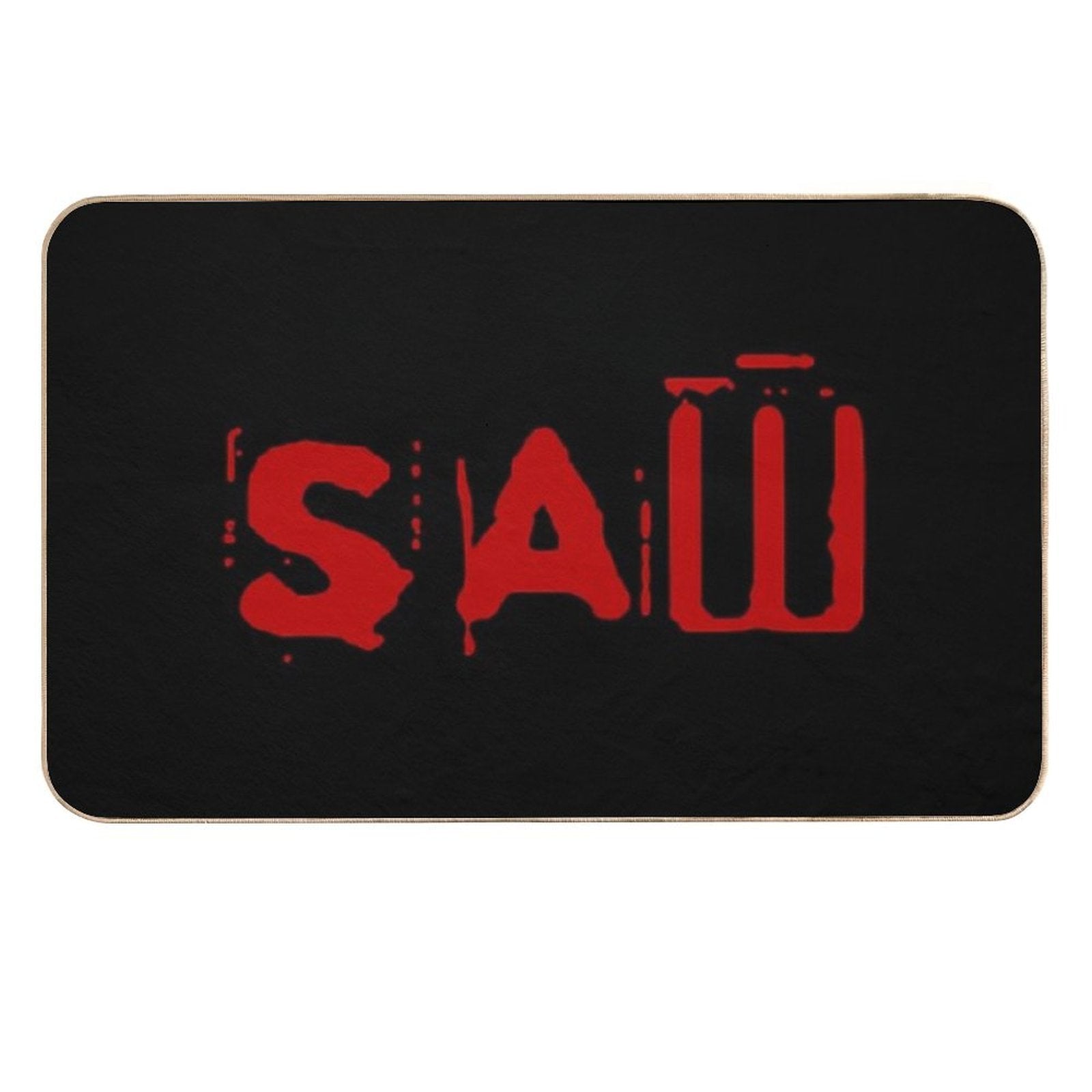Saw Movie Logo Horror  Rapid-Drying Bath Mat