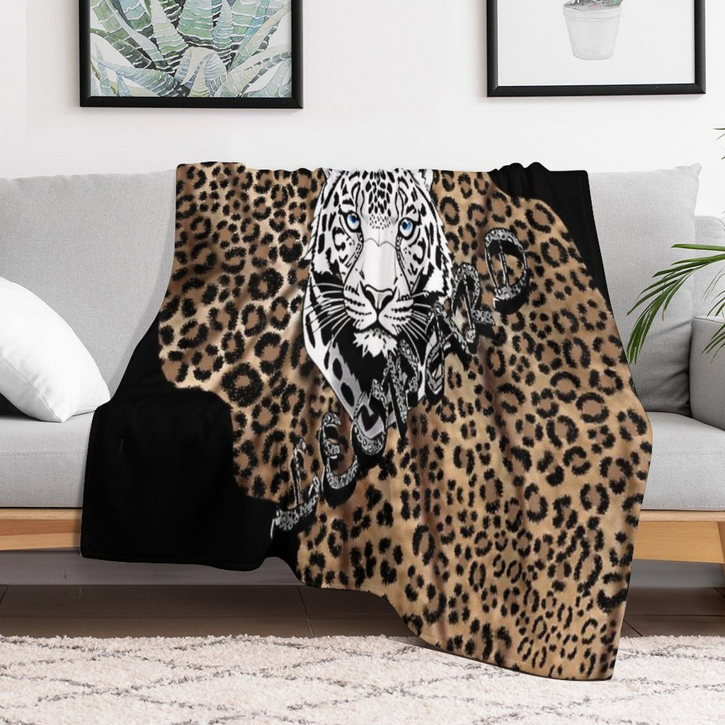 Leopard,cheetah Pattern Shrink-resistant Throw Blanket