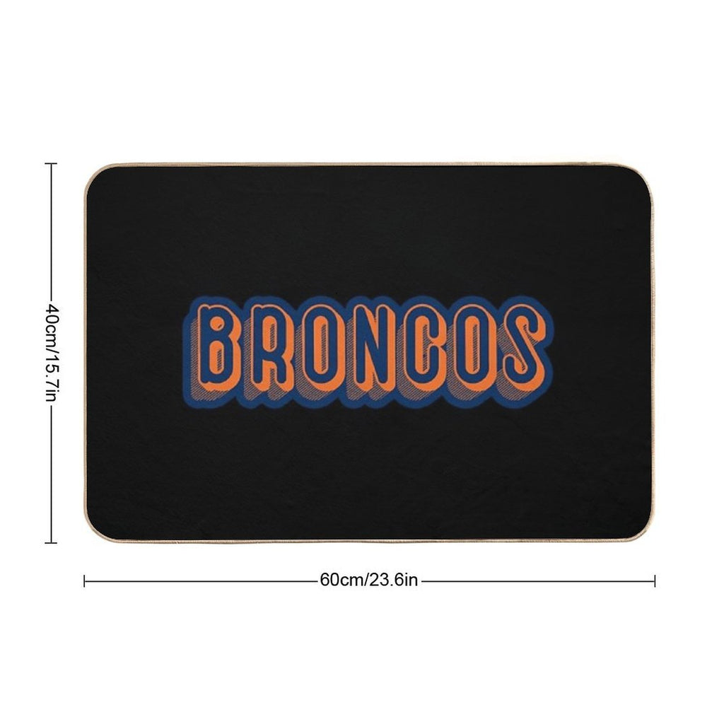Denver Broncos  Absorbent Bath Mat