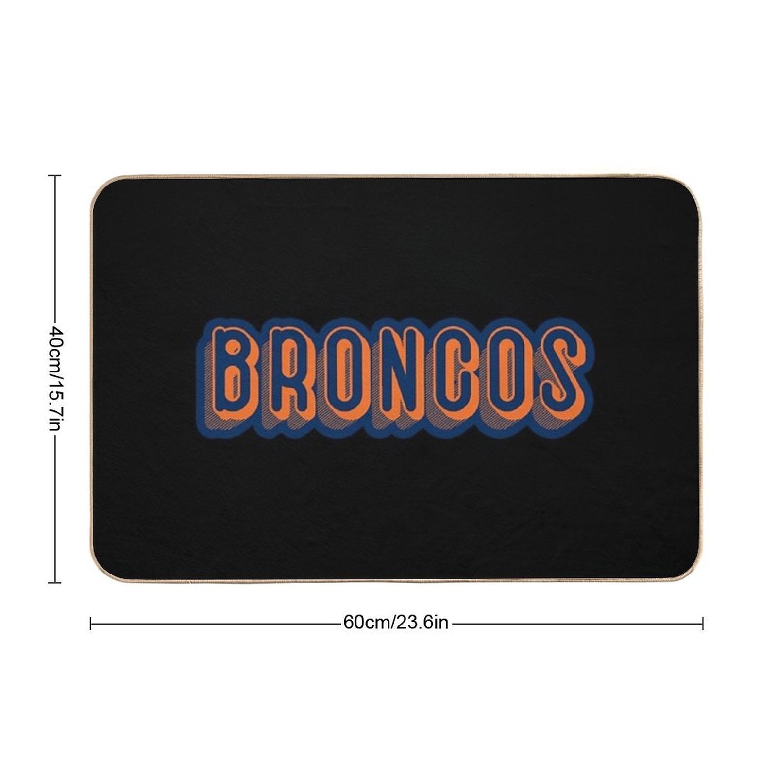 Denver Broncos  Absorbent Bath Mat