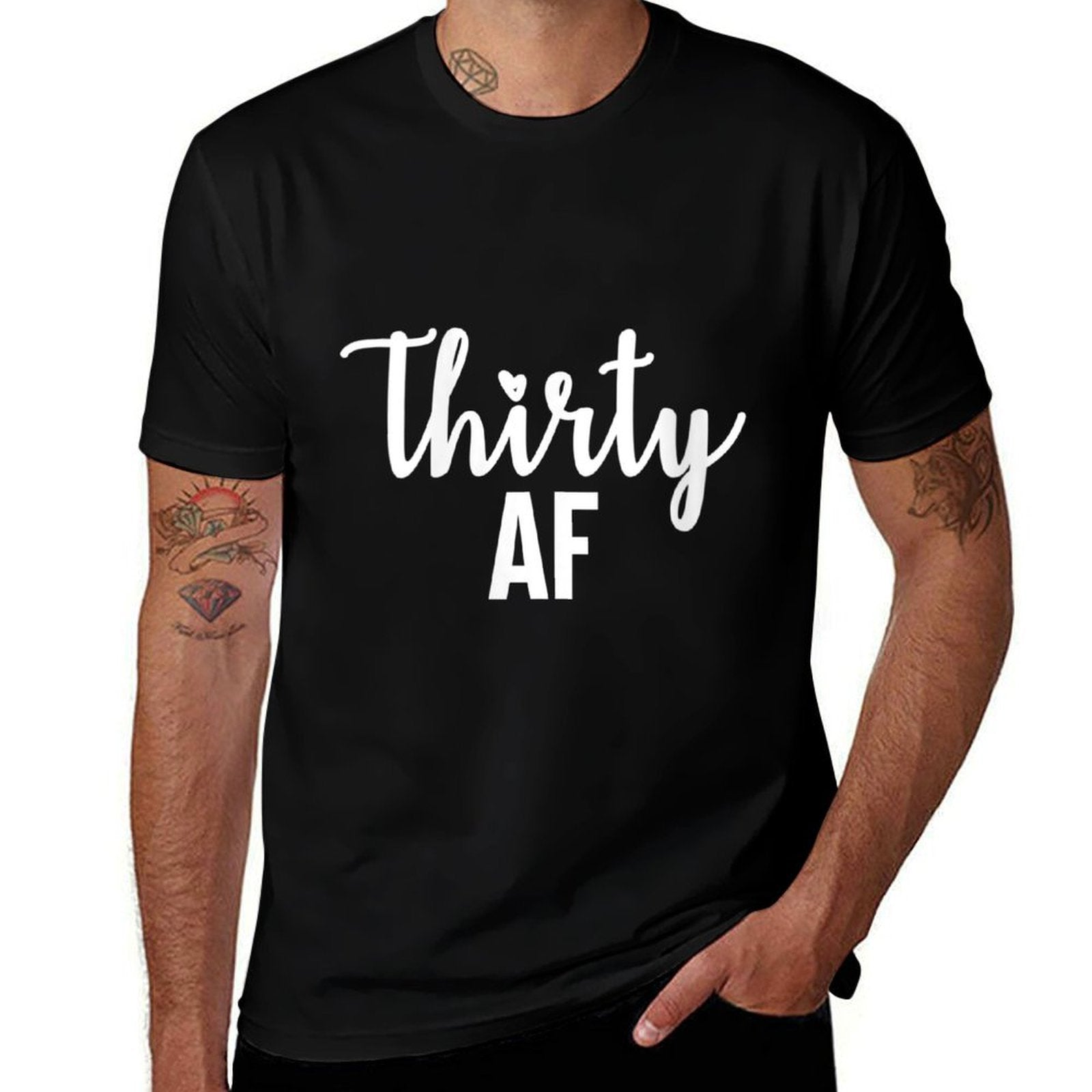 Womens 30 Thirty AF Funny 30th Birthday for Her  Breathable T-Shirt