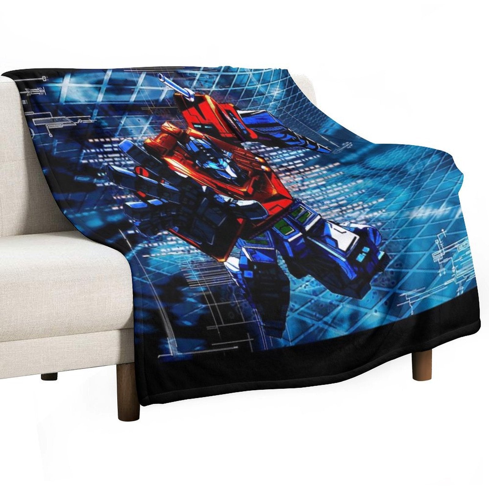 Transformers Optimus Prime Velvety-soft Throw Blanket