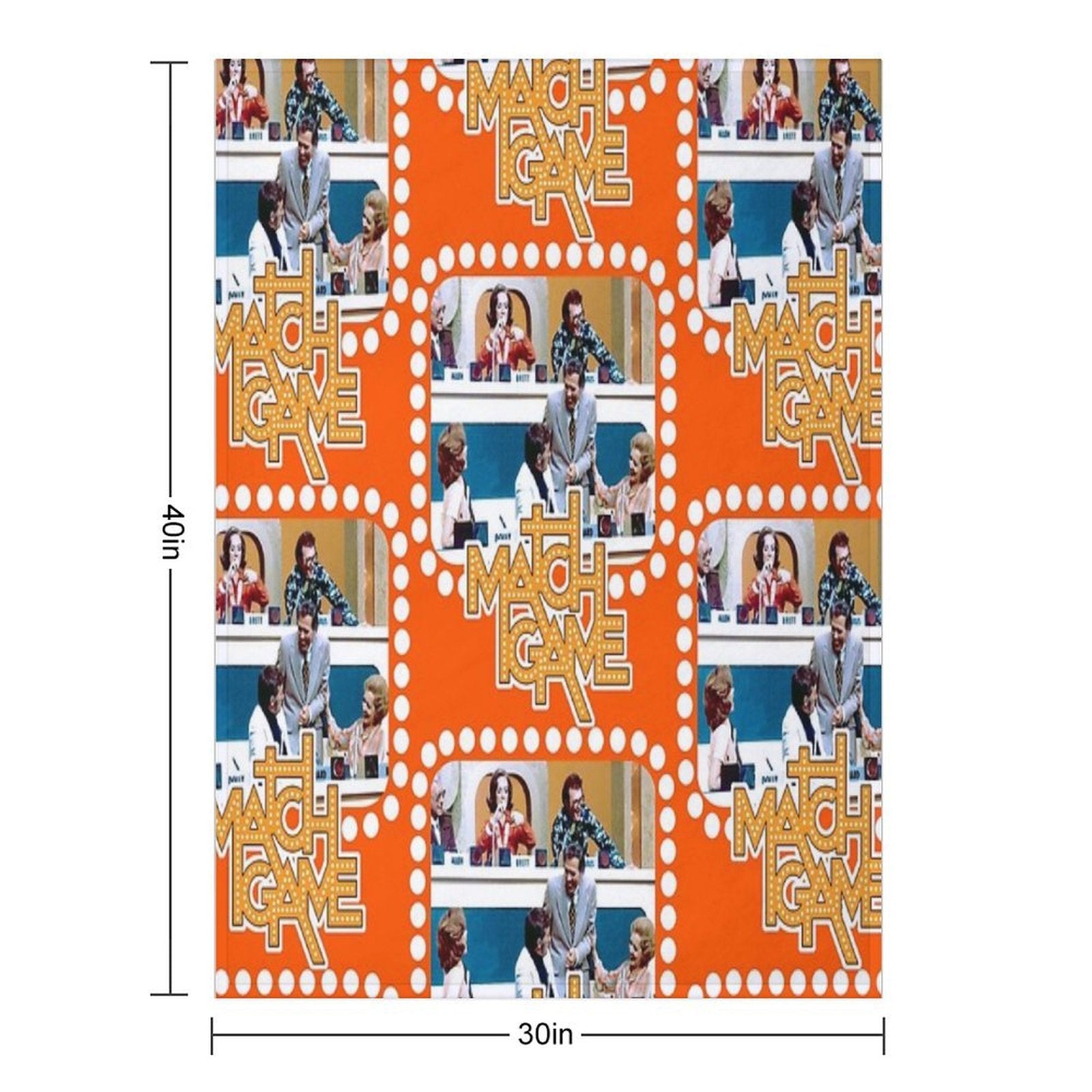 Match Game Cast Tribute Travel-friendly Throw Blanket
