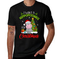 I Want A Hippopotamus for Christmas  Polyester Blend T-Shirt