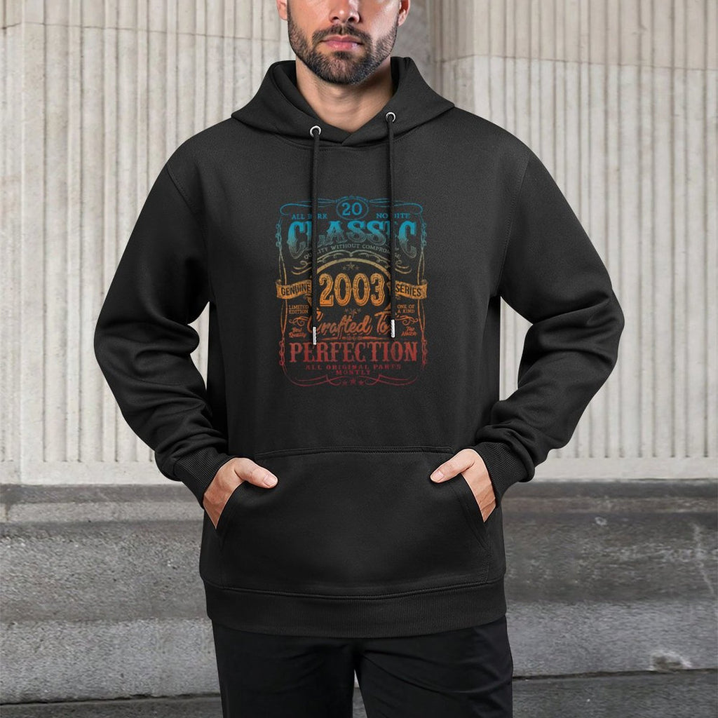 Vintage 2003 Limited Edition 20 Year Old 20th Birthday Machine Washable Hoodie