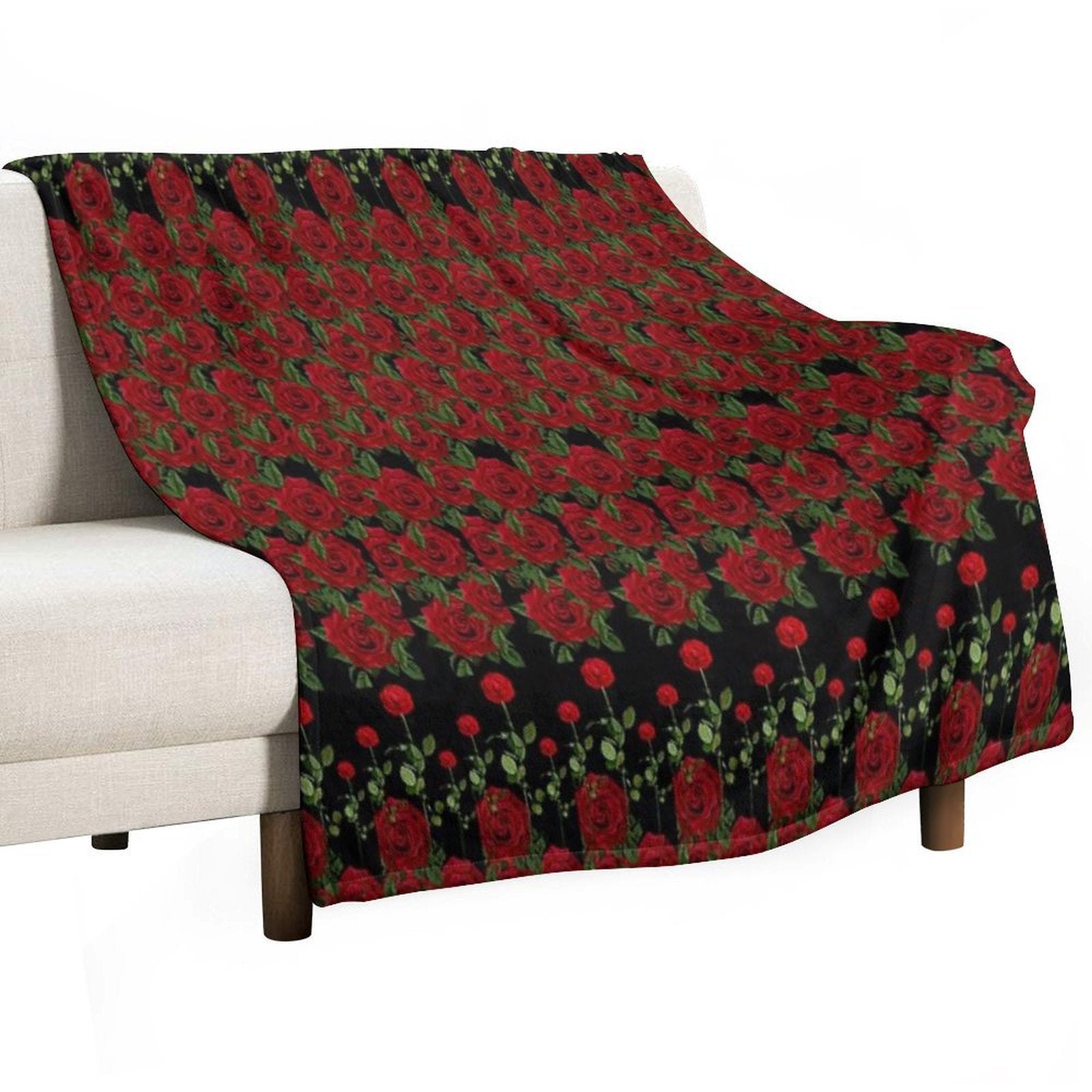 Rose Garden Lightweight Throw Blanket