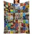 Mozart Album Covers Velvety-soft Throw Blanket