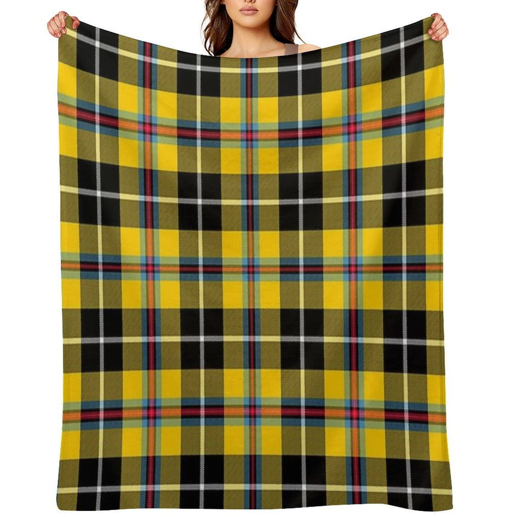 Cornish Tartan Easy Care Throw Blanket