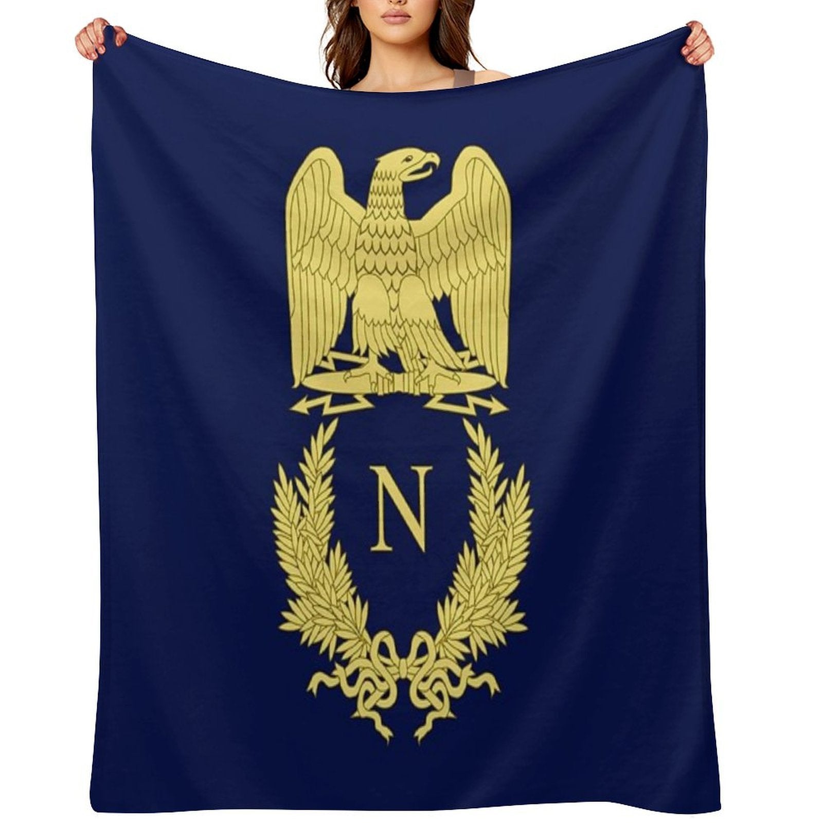 Emblème De Napoléon Bonaparte Compact Throw Blanket