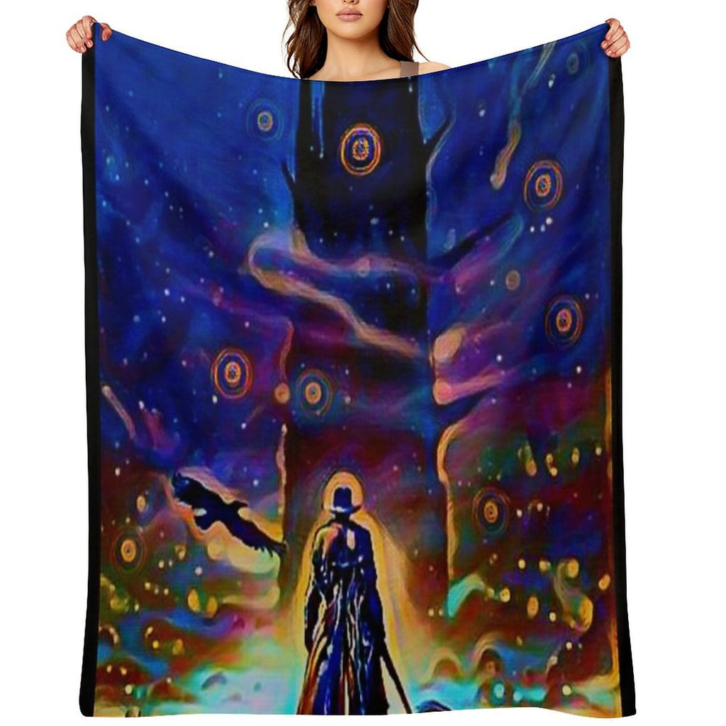 The Dark Tower Gunslinger, Stephen King Fan Machine-washable Throw Blanket