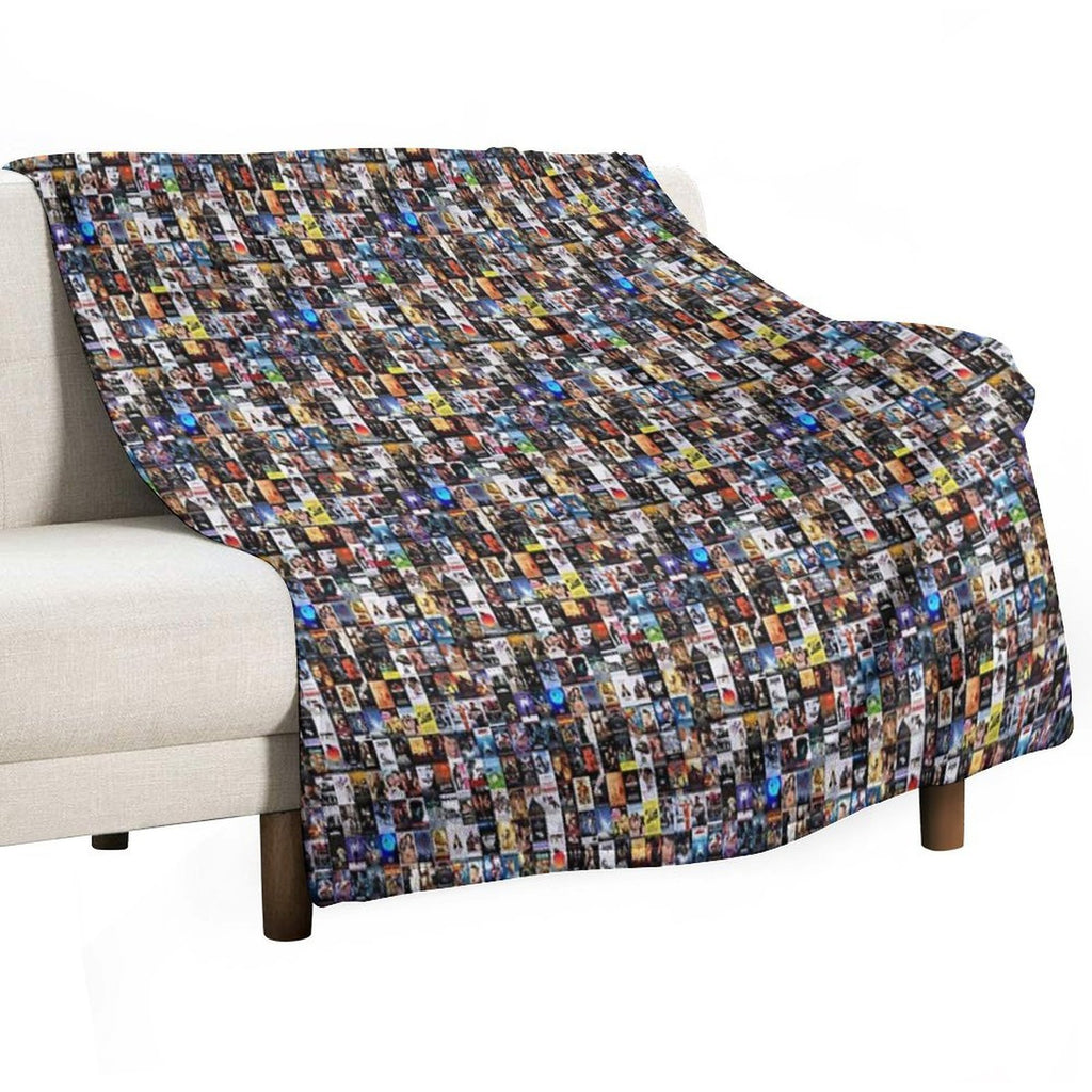 Mixed Movie Montage All-season Throw Blanket