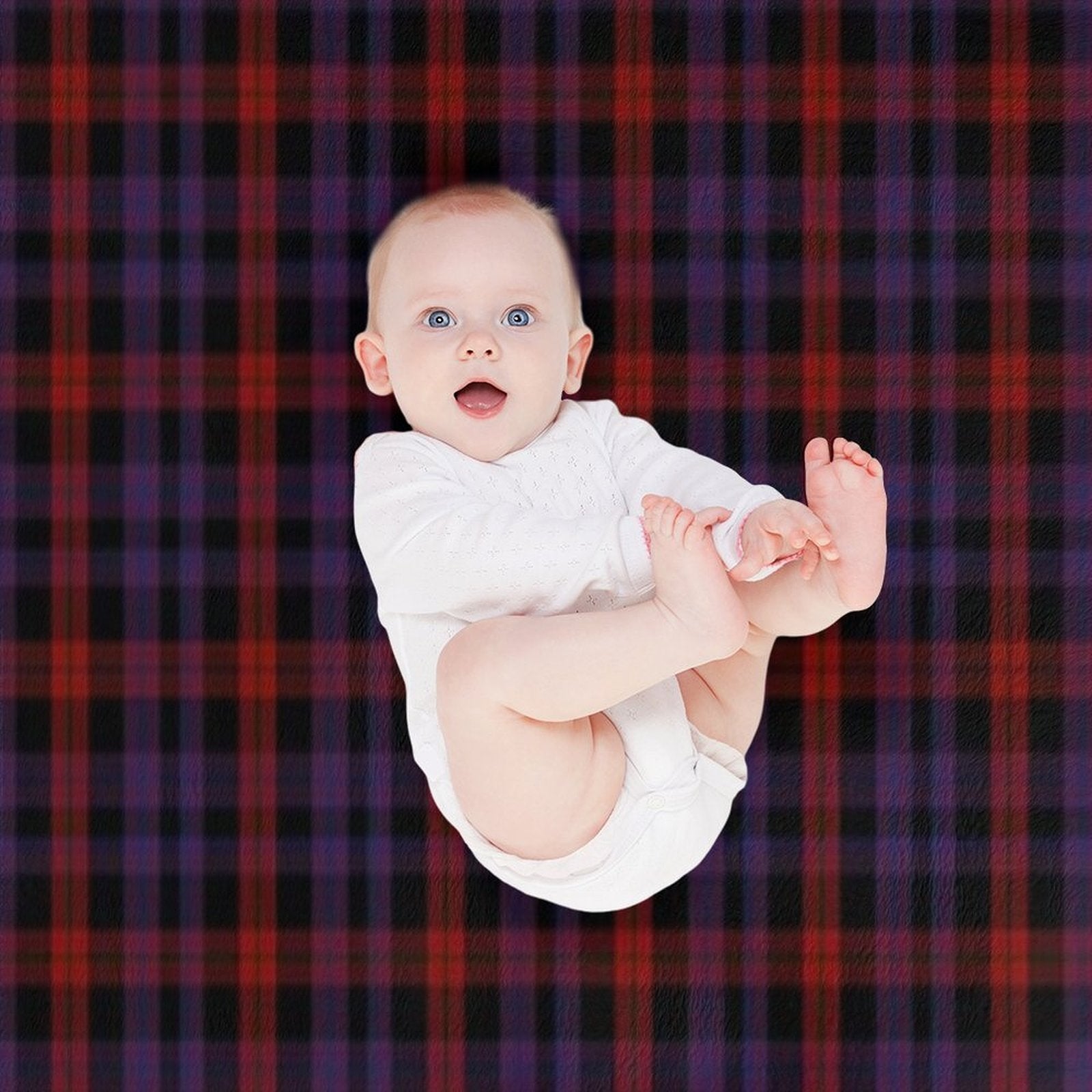 Brown Clan Tartan Eco-conscious Throw Blanket