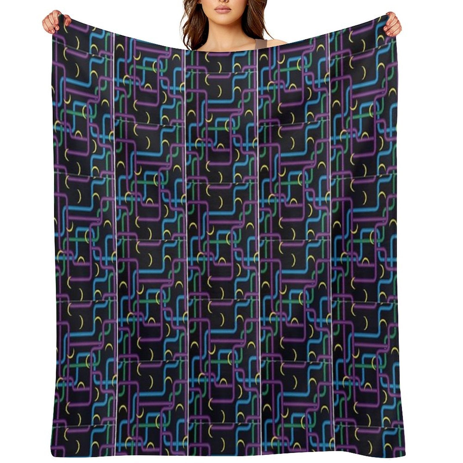 Dan Flashes All-season Throw Blanket