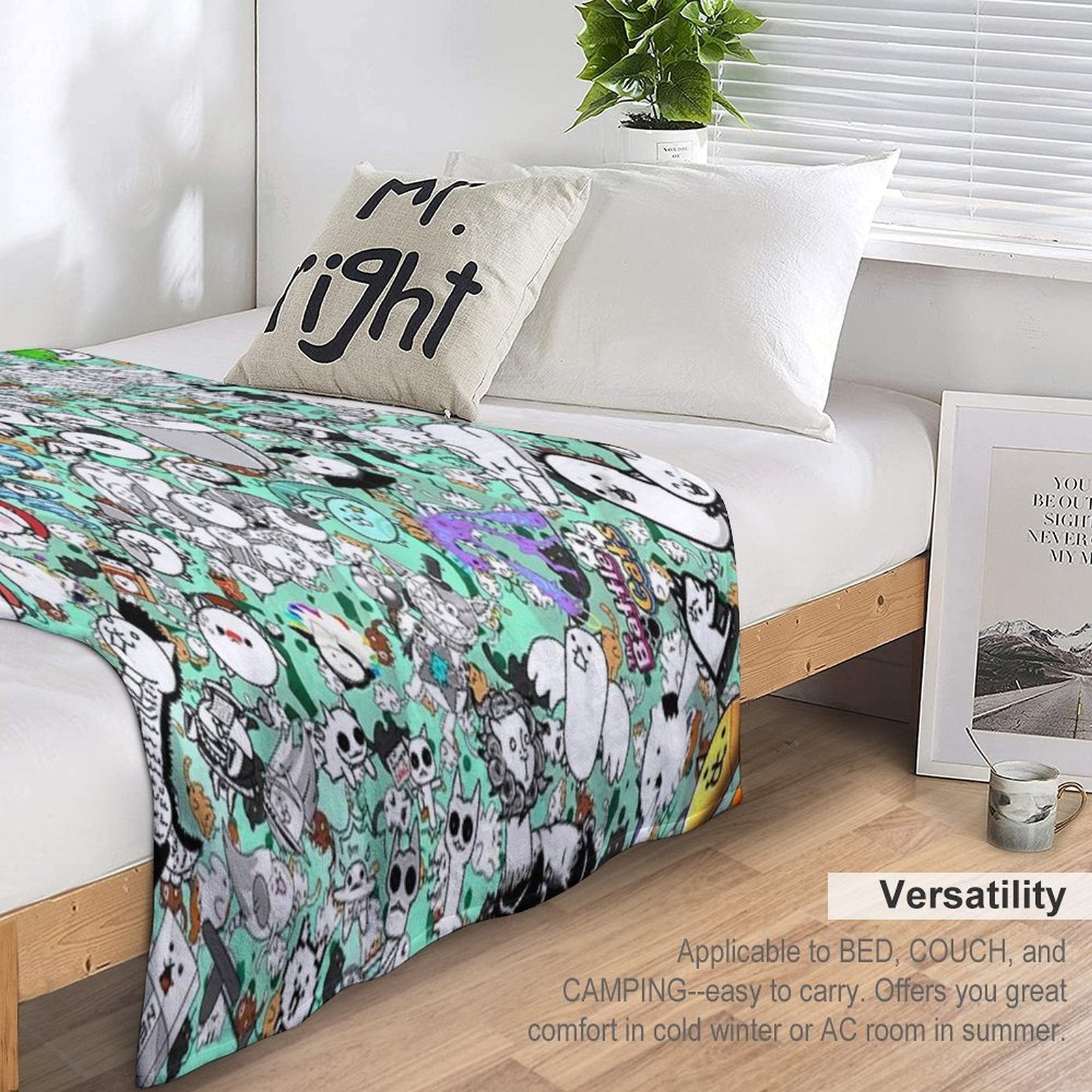 Battle Cats Comfort Throw Blanket