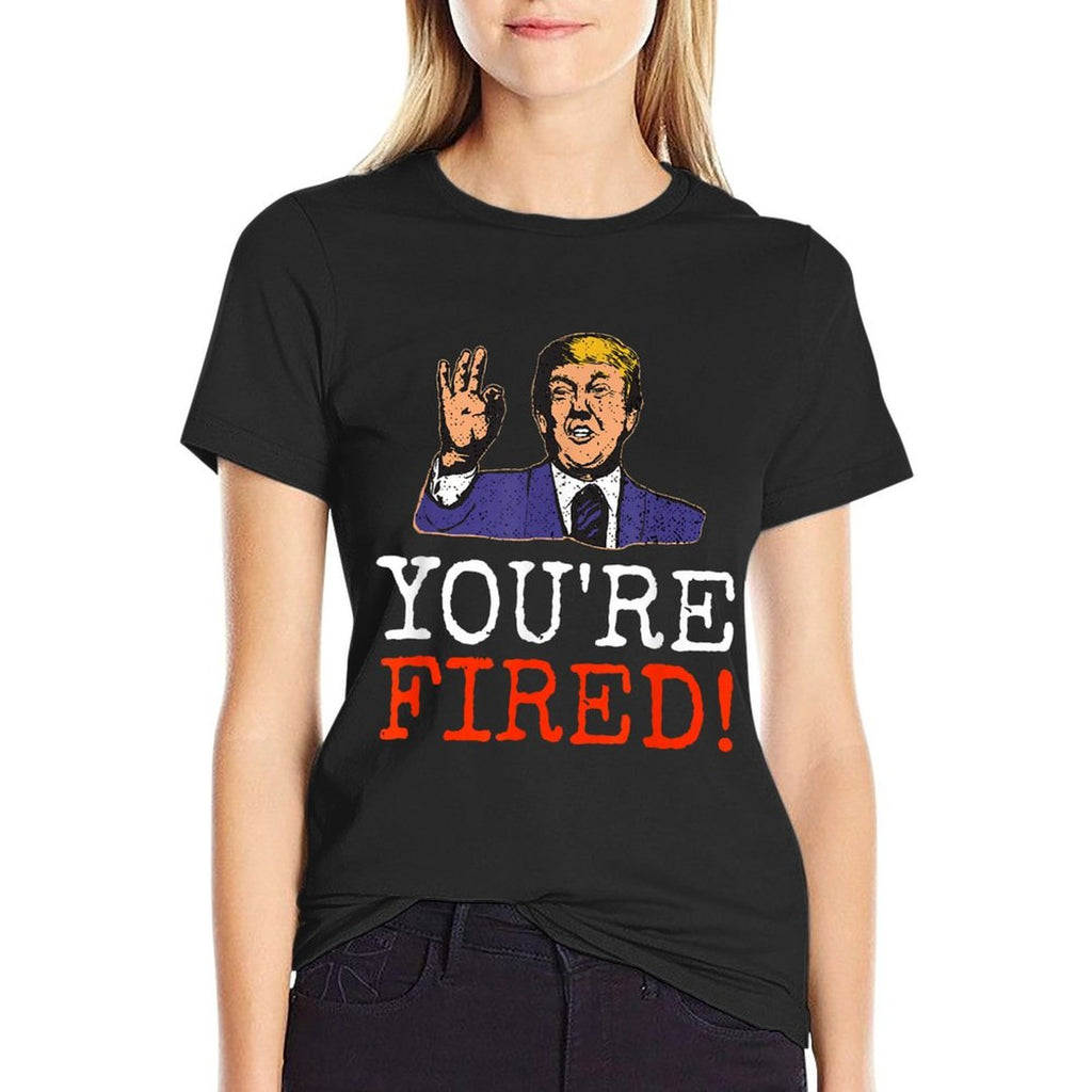 Trump You're Fired! Funny Graphic  Oversized Silhouette T-Shirt