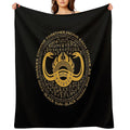 Thulsa Doom Two Snakes Coming Together Sustainable Throw Blanket