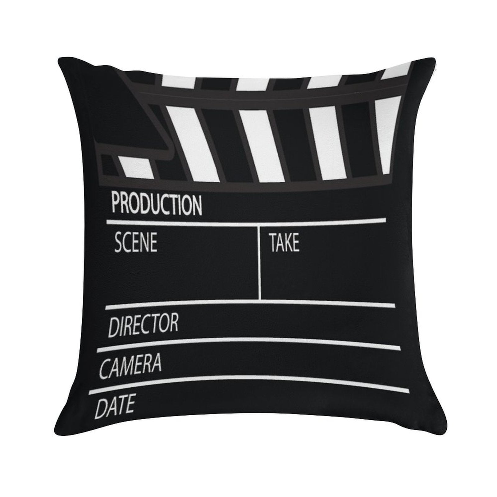 Clapper Board Soft Style Accent Throw Pillow