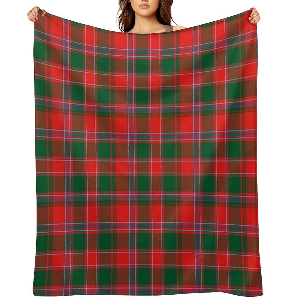 Clan Dalziel Tartan Anti-pilling Throw Blanket