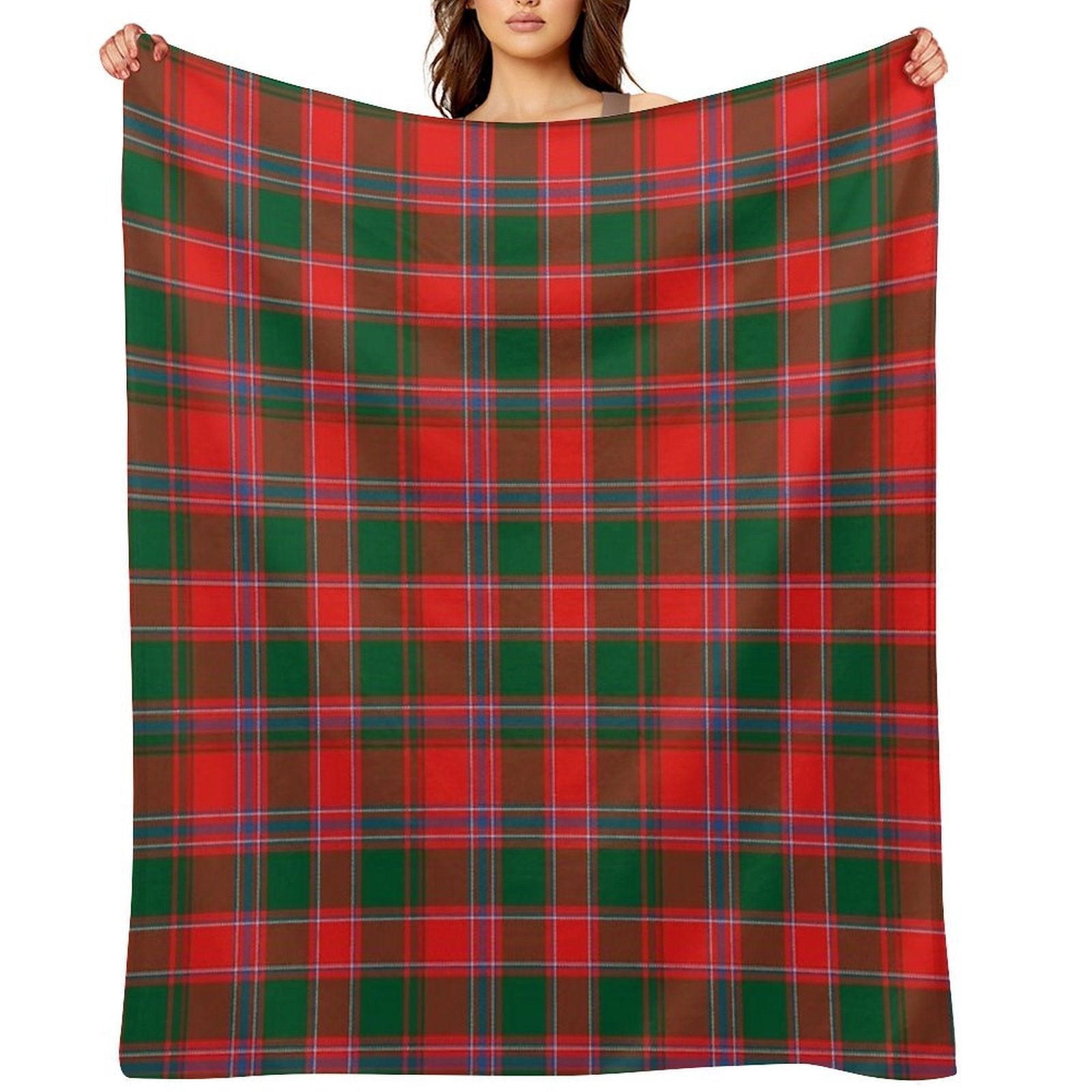 Clan Dalziel Tartan Anti-pilling Throw Blanket