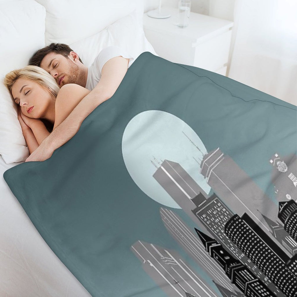 Boston Skyline Premium Throw Blanket
