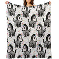 Unicorn Skeleton Multi-functional Throw Blanket