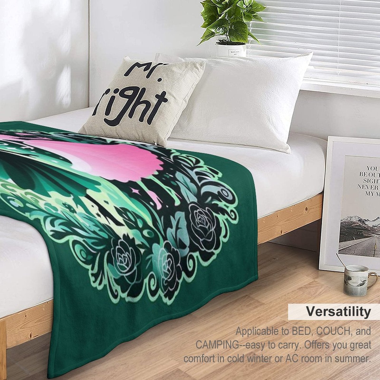 Elphaba & Glinda Wicked The Musical Quick-dry Throw Blanket