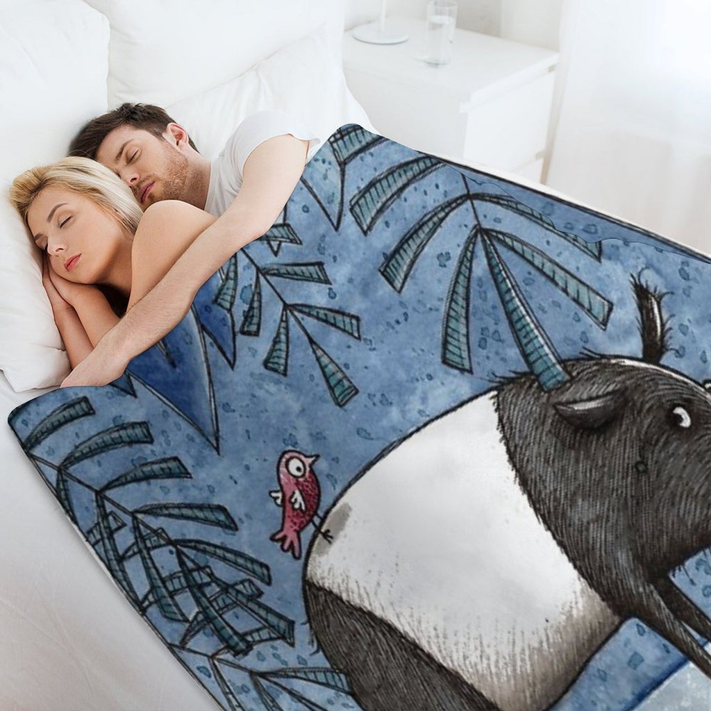 Welcome To The Jungle - Tapir - Schabrackentapir Durable Throw Blanket