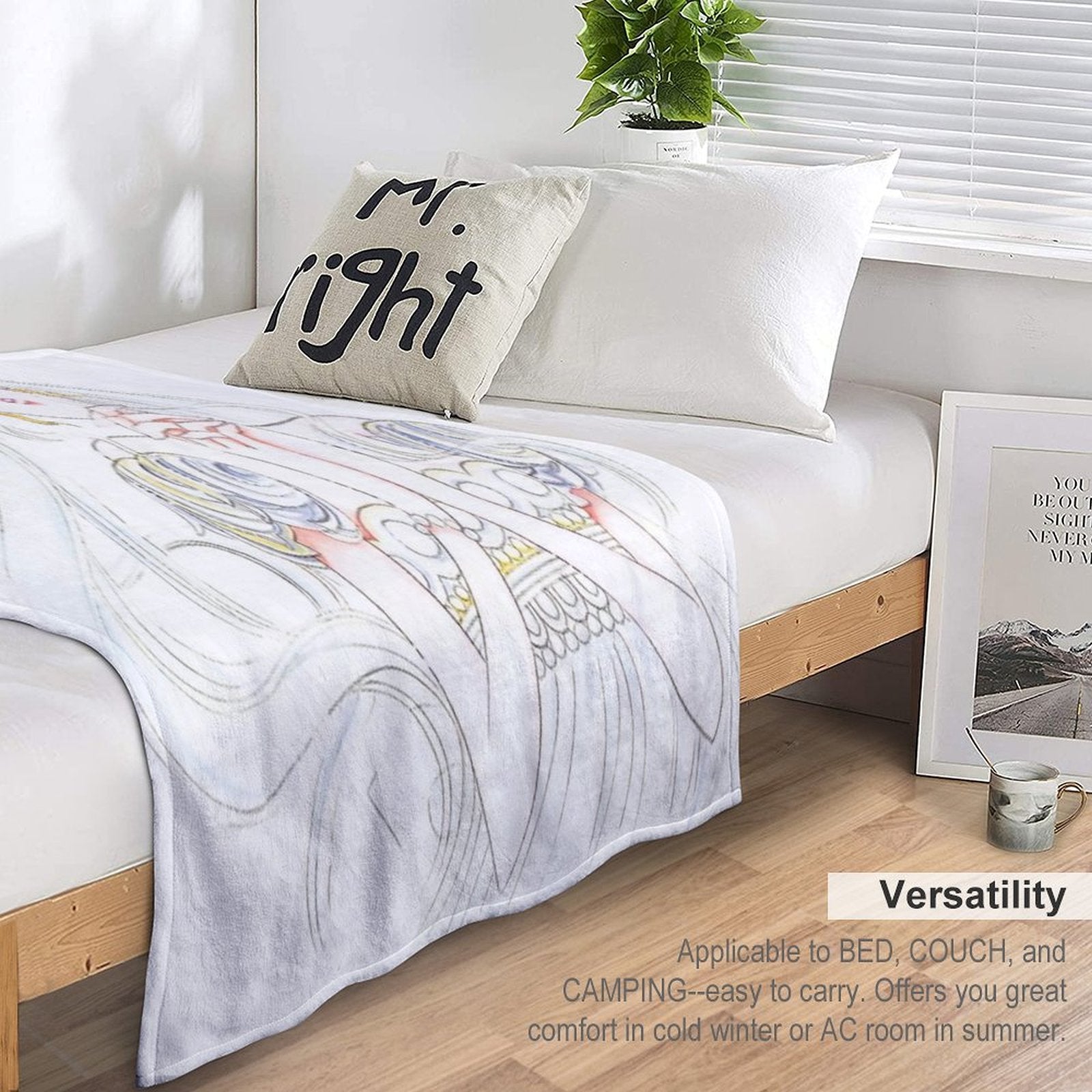 Princess Serenity Compact Throw Blanket