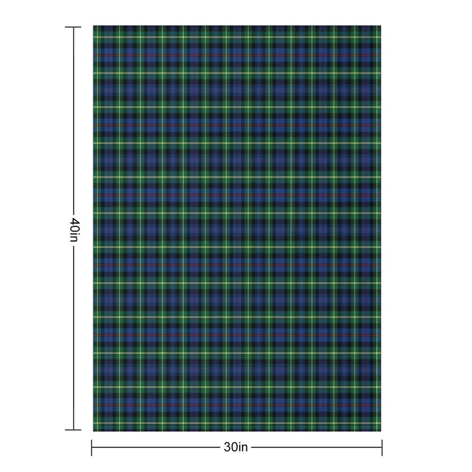 Clan Farquharson Tartan Lightweight Throw Blanket