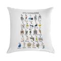 A to Z of Bouldering Soft Home Decor Throw Pillow