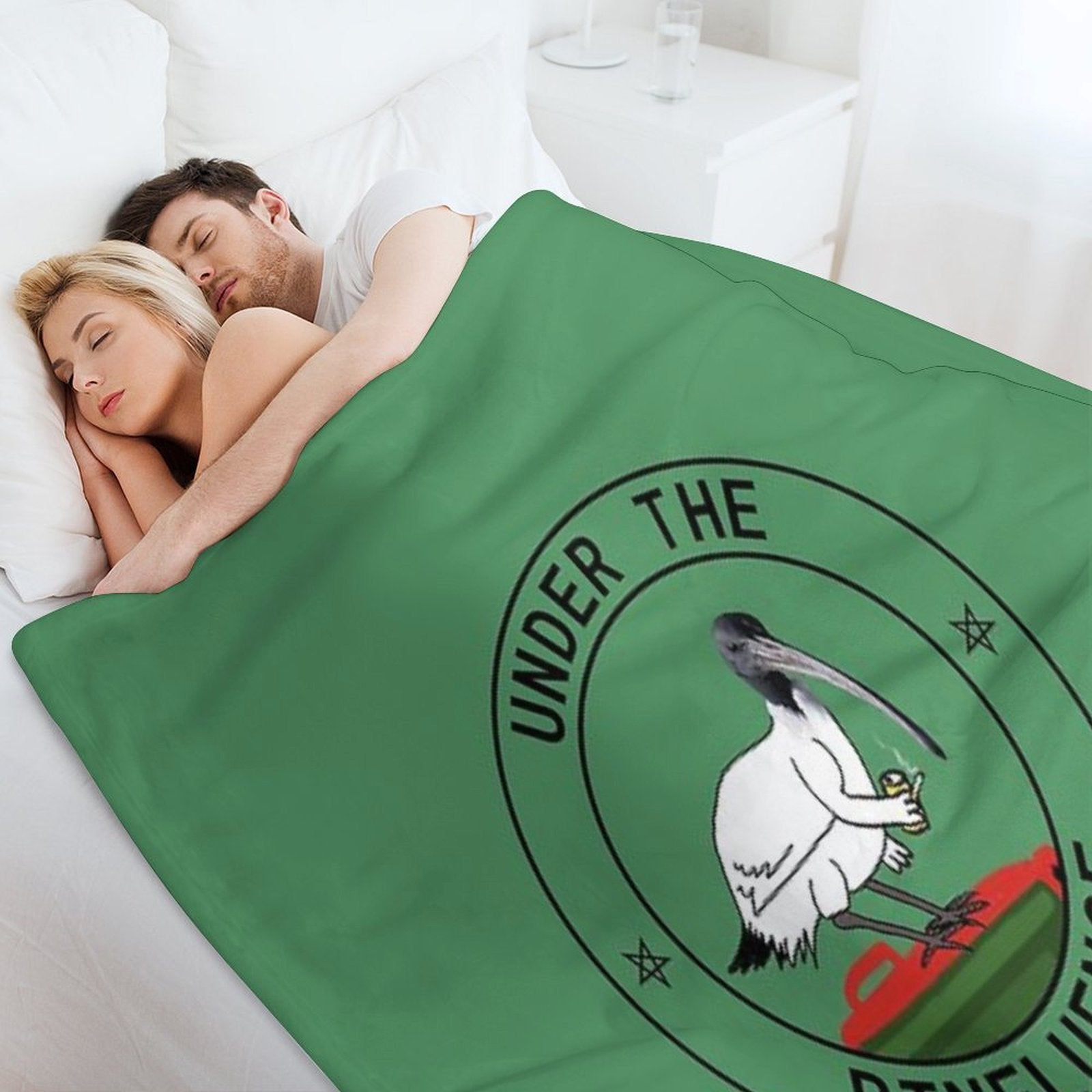 Under The Binfluence Eco-conscious Throw Blanket