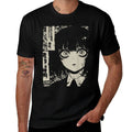 Horror Anime Manga  Japan Japanese Creepy Kawaii Goth  High-quality Stitching T-Shirt